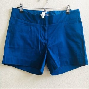 The Limited Flat Front Shorts Royal Blue Size 10